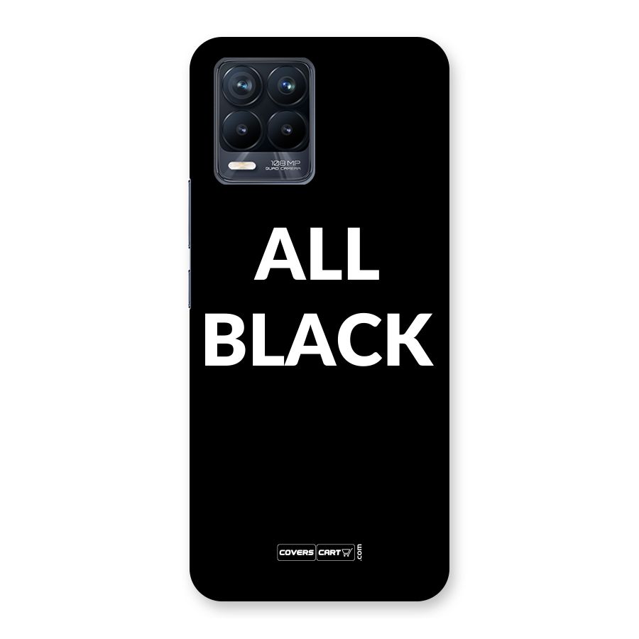 Raftaar All Black Back Case for Realme 8 Pro