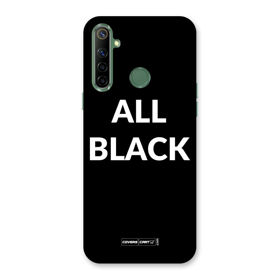 Raftaar All Black Back Case for Realme Narzo 10