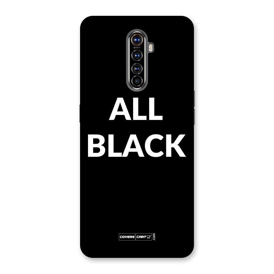 Raftaar All Black Back Case for Realme X2 Pro