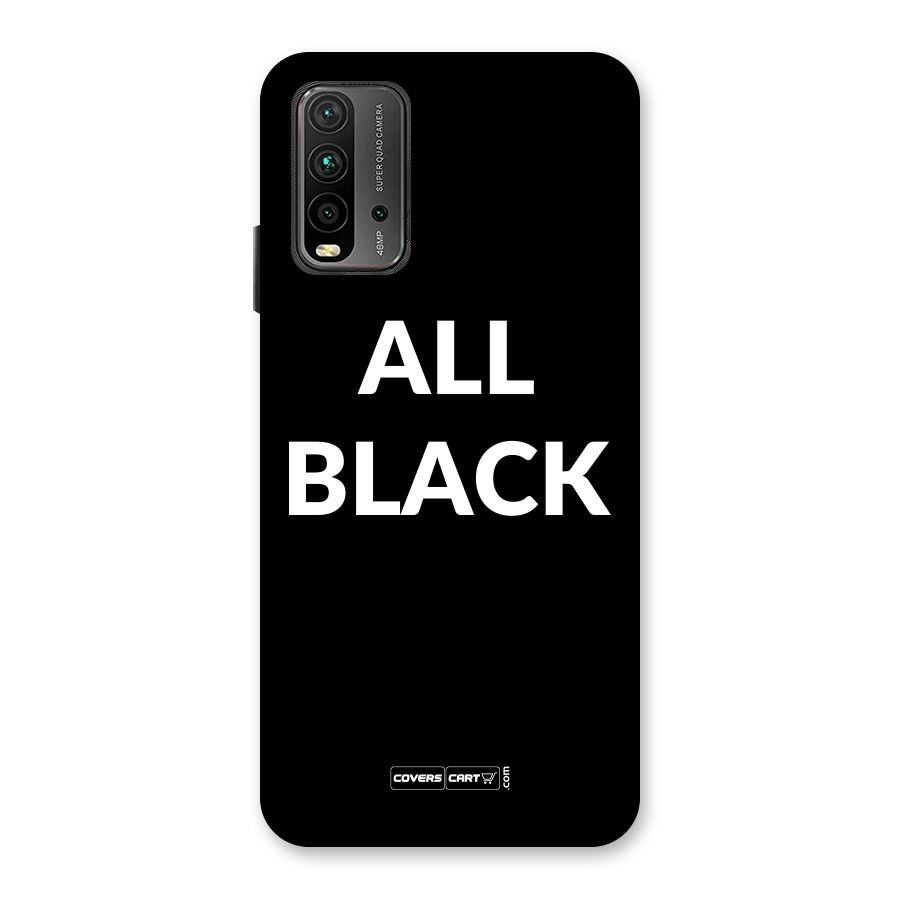 Raftaar All Black Back Case for Redmi 9 Power