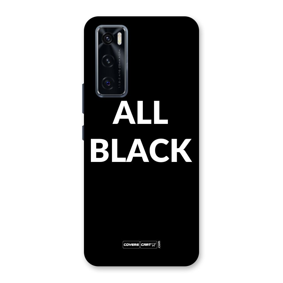 Raftaar All Black Back Case for Vivo V20 SE