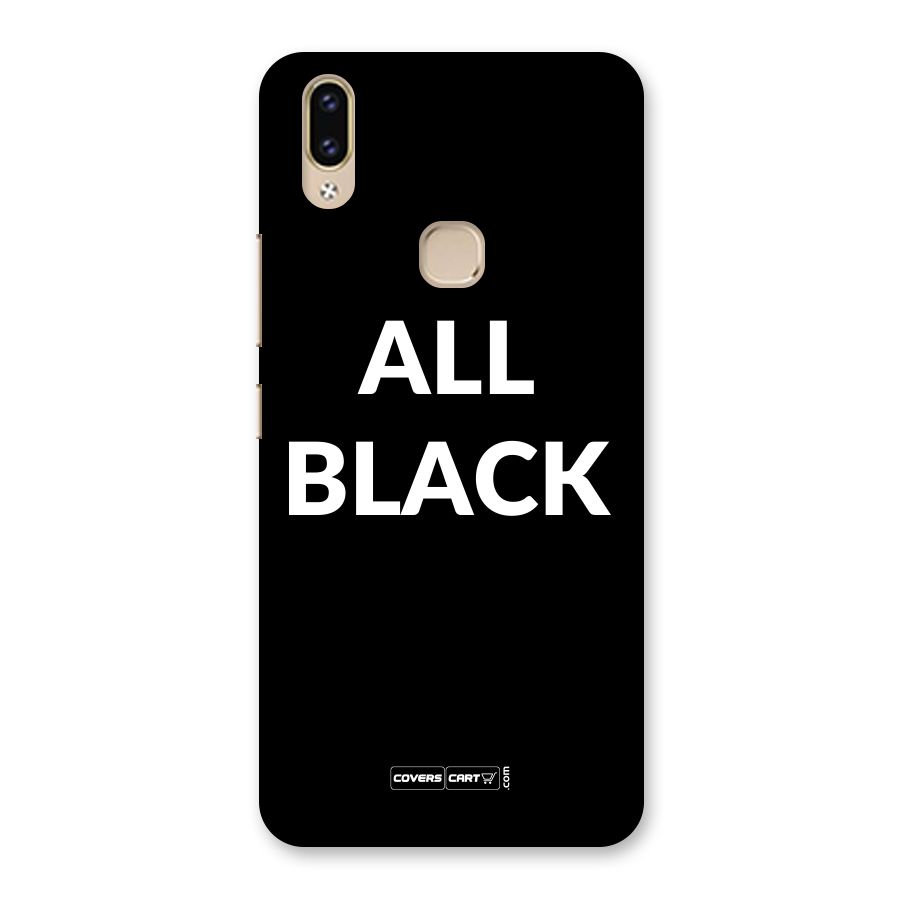 Raftaar All Black Back Case for Vivo V9 Youth