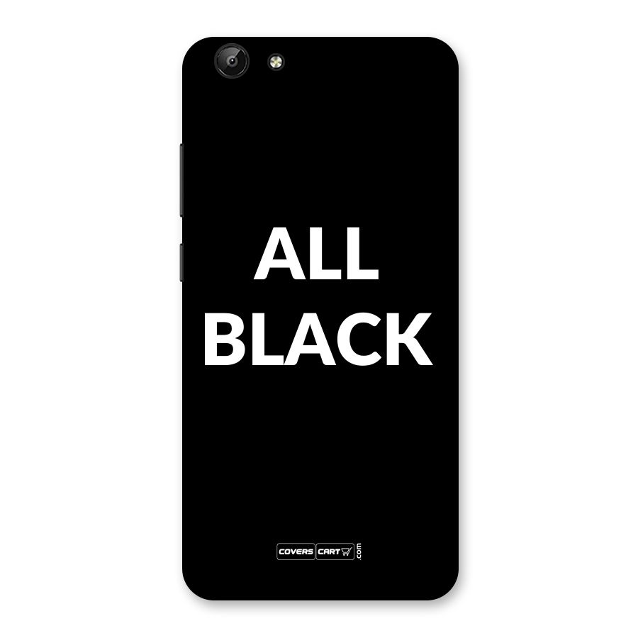 Raftaar All Black Back Case for Vivo Y69