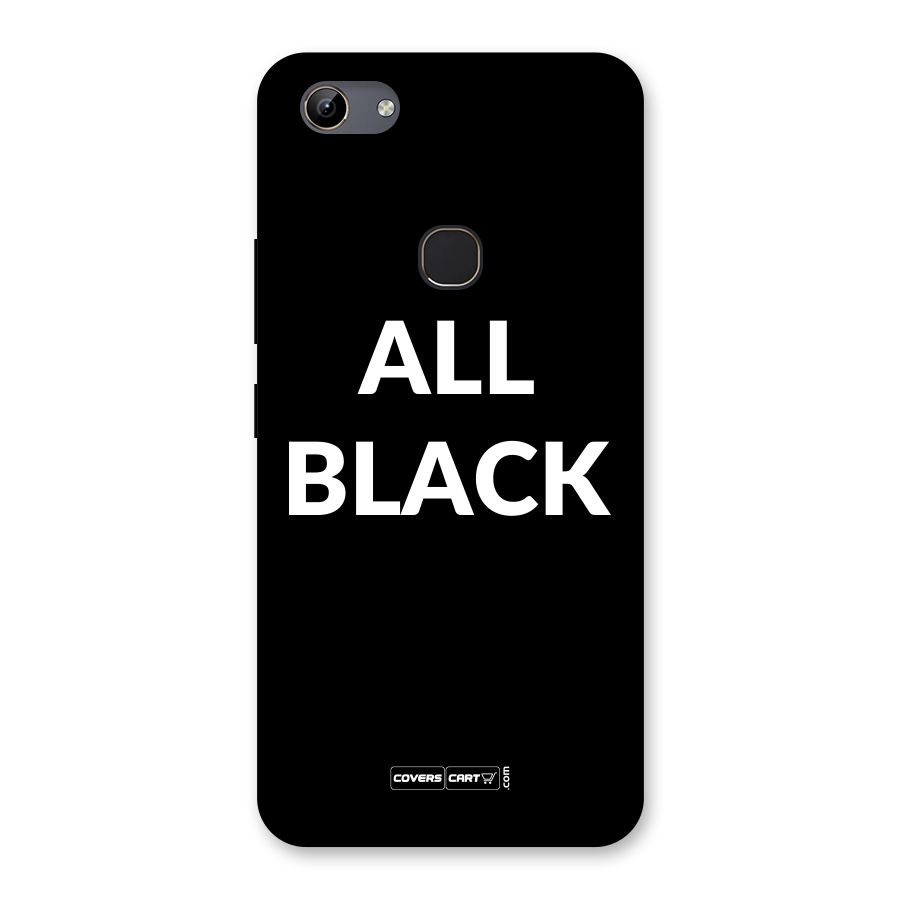 Raftaar All Black Back Case for Vivo Y81