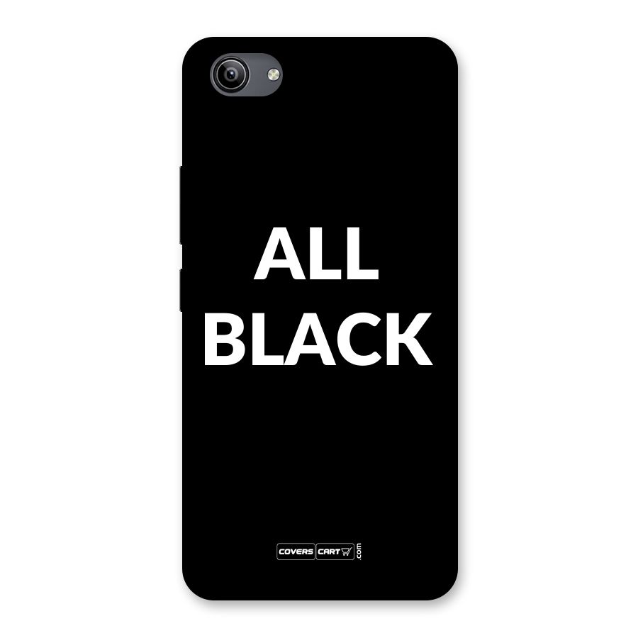 Raftaar All Black Back Case for Vivo Y81i