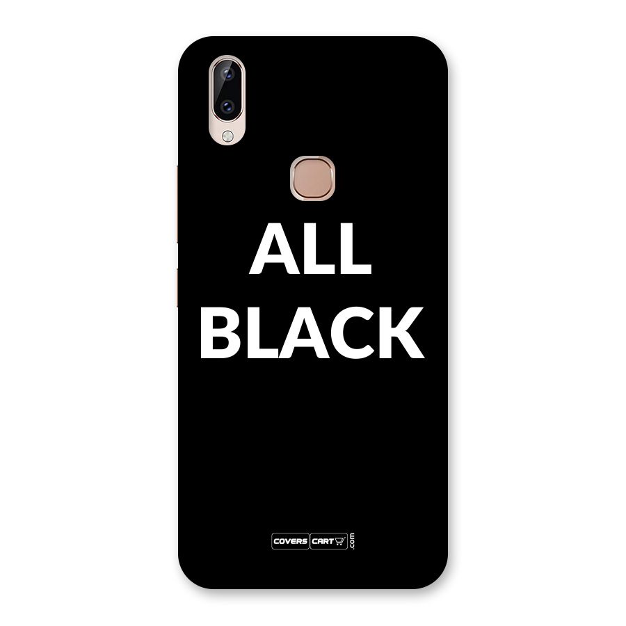 Raftaar All Black Back Case for Vivo Y83 Pro