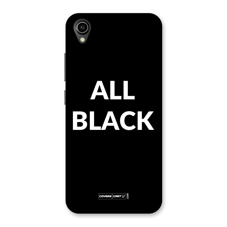 Raftaar All Black Back Case for Vivo Y90