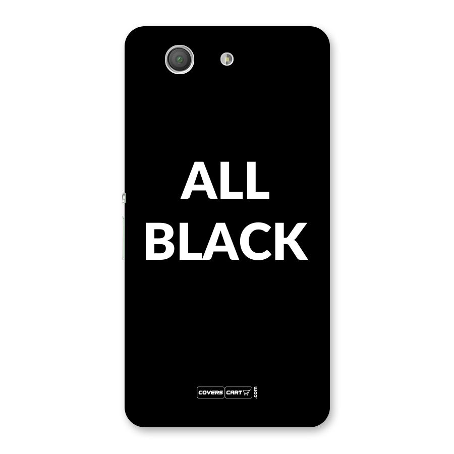 Raftaar All Black Back Case for Xperia Z3 Compact