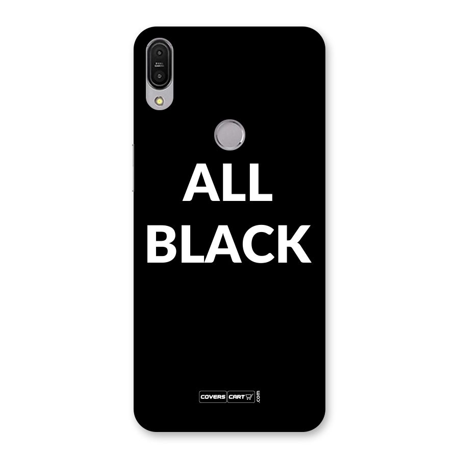 Raftaar All Black Back Case for Zenfone Max Pro M1