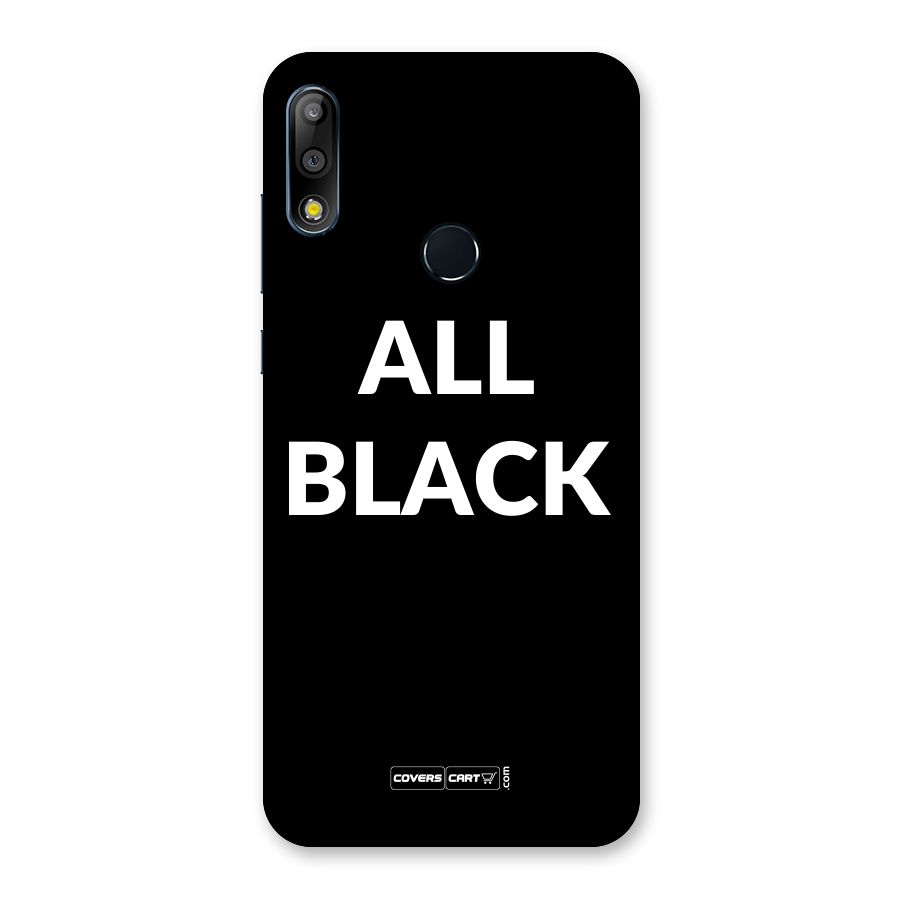 Raftaar All Black Back Case for Zenfone Max Pro M2