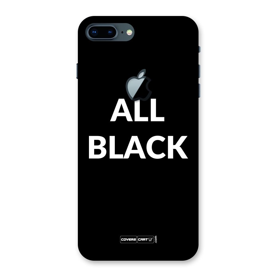Raftaar All Black Back Case for iPhone 7 Plus Apple Cut