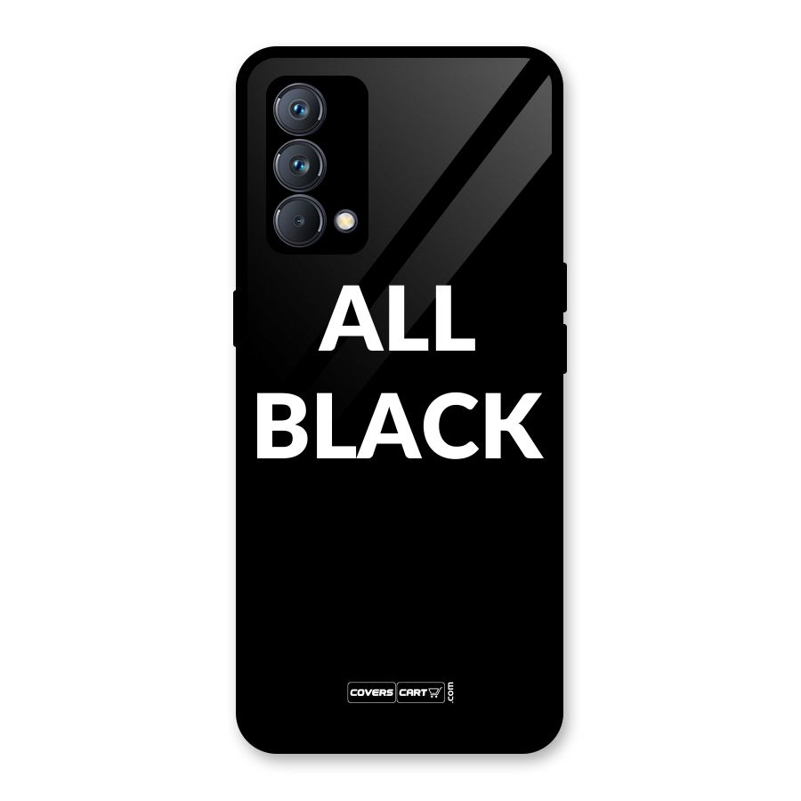 Raftaar All Black Glass Back Case for Realme GT Master Edition