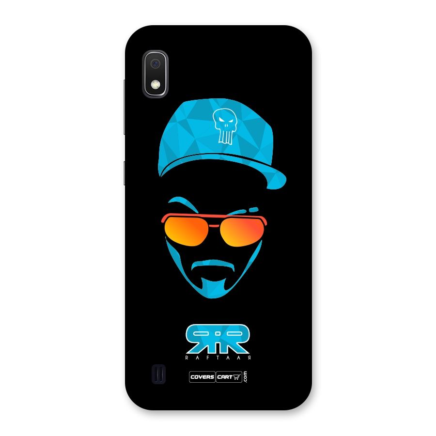 Raftaar Black and Blue Back Case for Galaxy A10