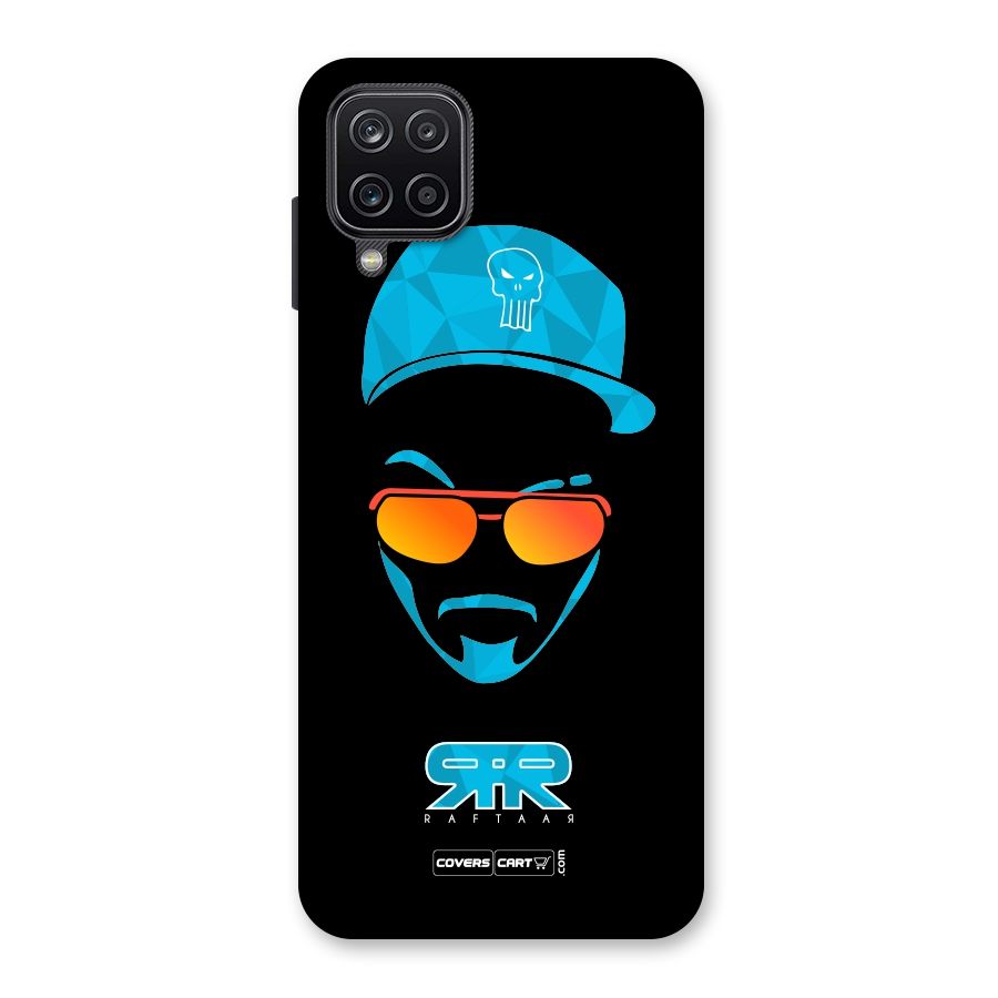 Raftaar Black and Blue Back Case for Galaxy A12