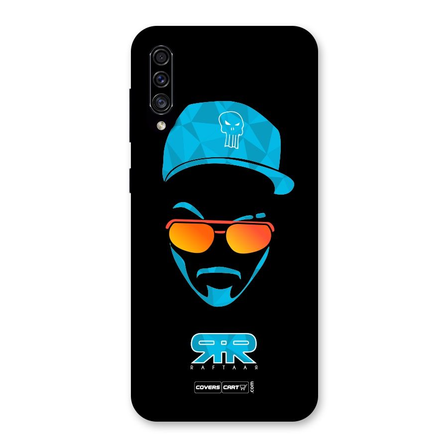 Raftaar Black and Blue Back Case for Galaxy A30s