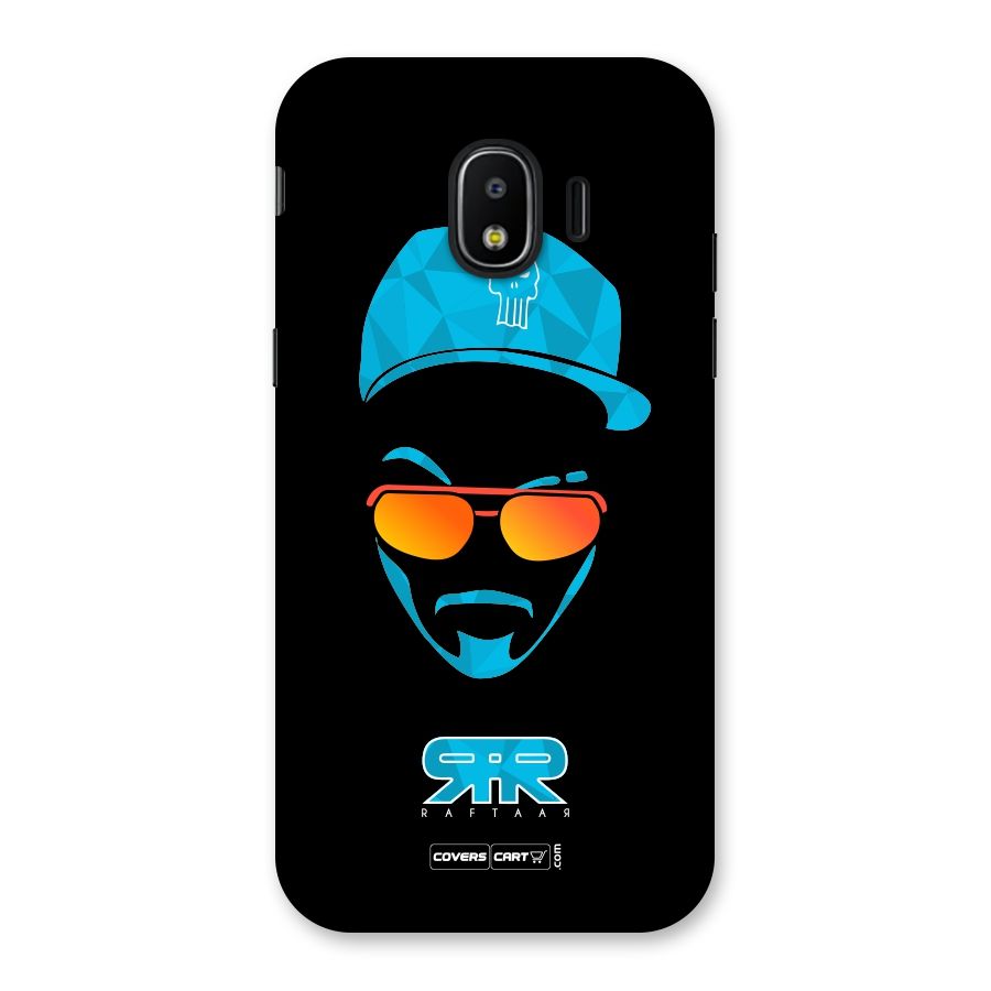Raftaar Black and Blue Back Case for Galaxy J2 Pro 2018
