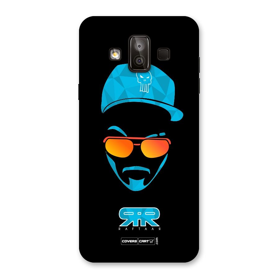 Raftaar Black and Blue Back Case for Galaxy J7 Duo