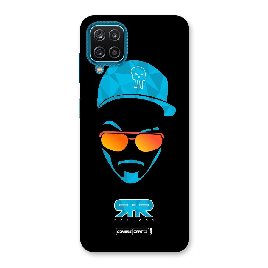 Raftaar Black and Blue Back Case for Galaxy M12
