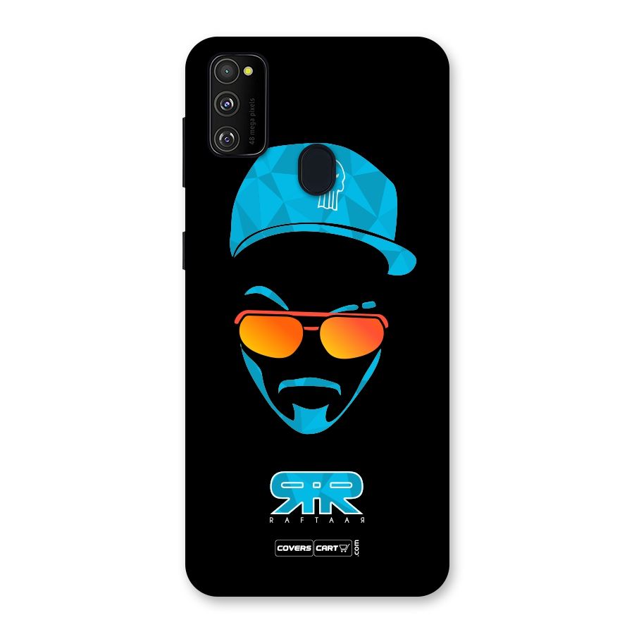 Raftaar Black and Blue Back Case for Galaxy M30s