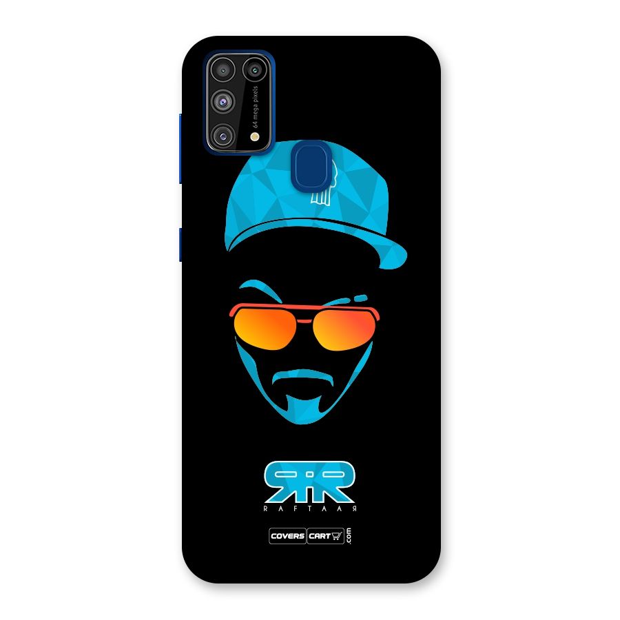 Raftaar Black and Blue Back Case for Galaxy M31