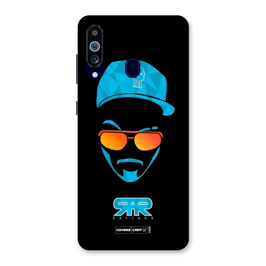 Raftaar Black and Blue Back Case for Galaxy M40