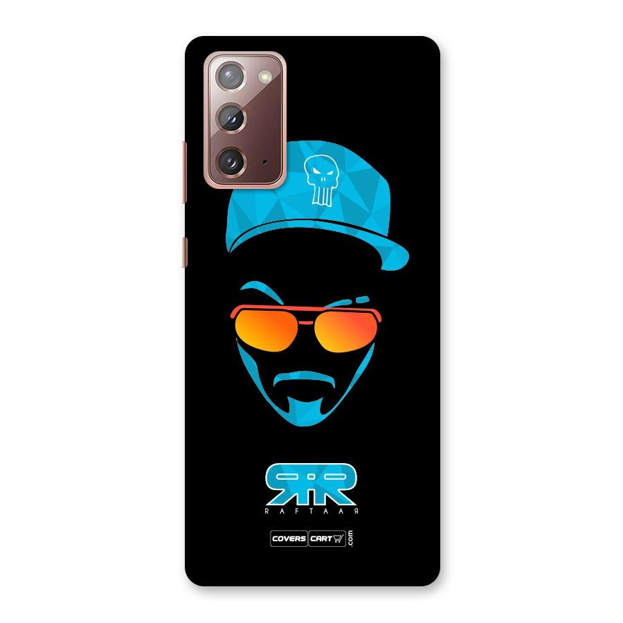 Raftaar Black and Blue Back Case for Galaxy Note 20