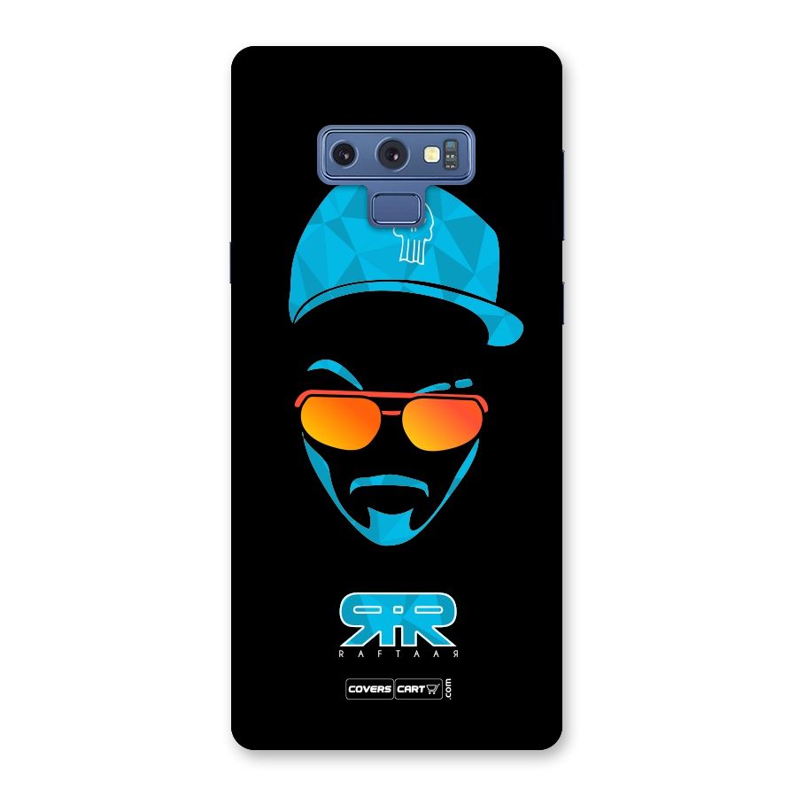 Raftaar Black and Blue Back Case for Galaxy Note 9