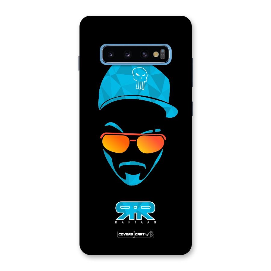 Raftaar Black and Blue Back Case for Galaxy S10 Plus