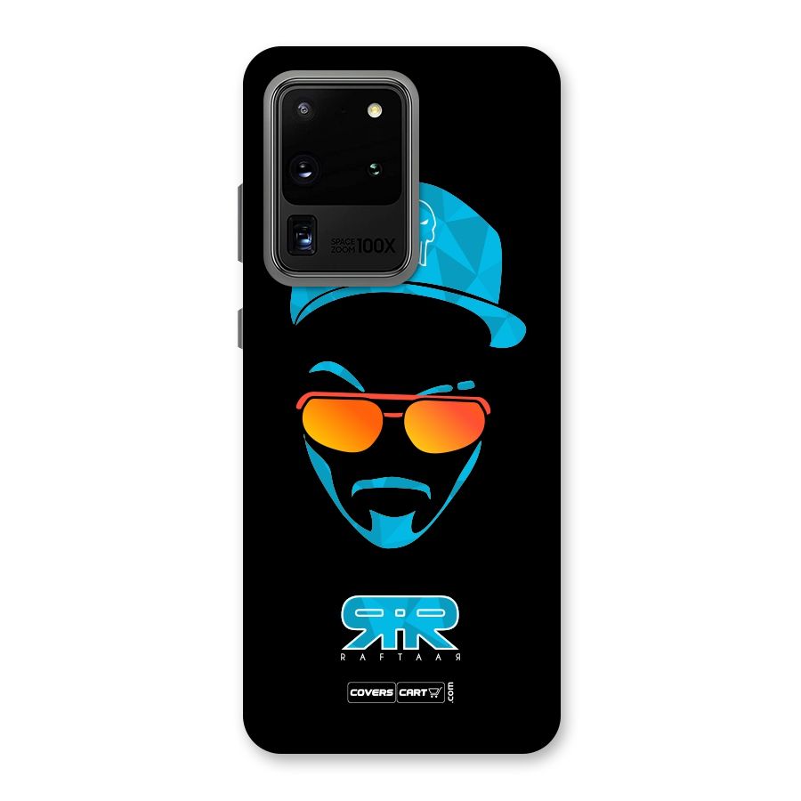Raftaar Black and Blue Back Case for Galaxy S20 Ultra