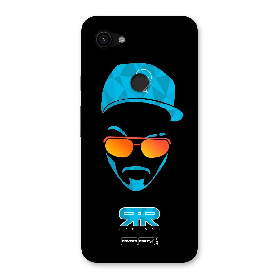 Raftaar Black and Blue Back Case for Google Pixel 3a XL
