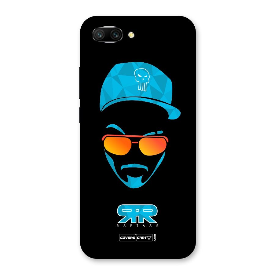 Raftaar Black and Blue Back Case for Honor 10