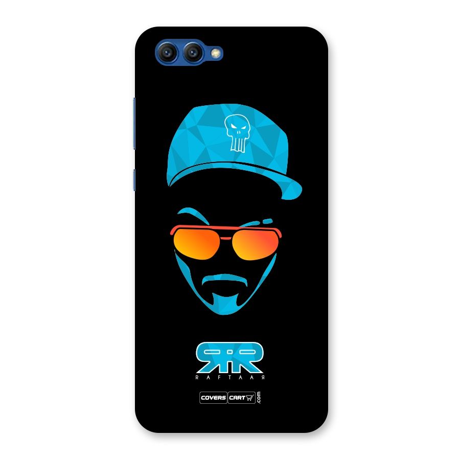 Raftaar Black and Blue Back Case for Honor View 10