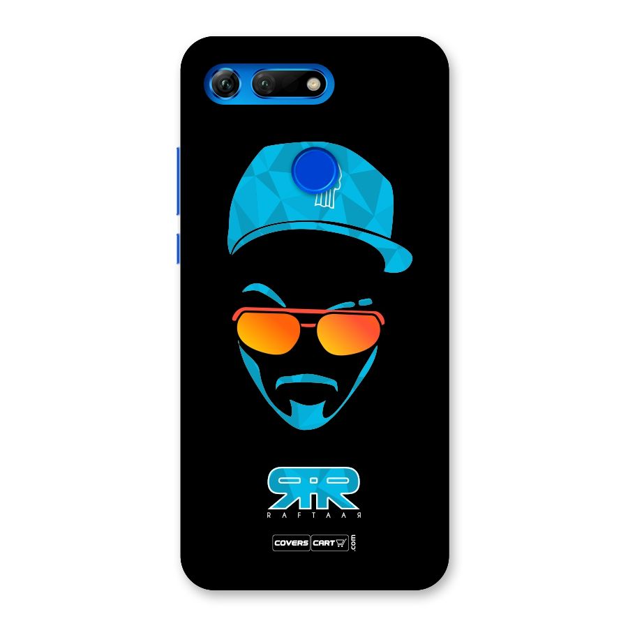 Raftaar Black and Blue Back Case for Honor View 20