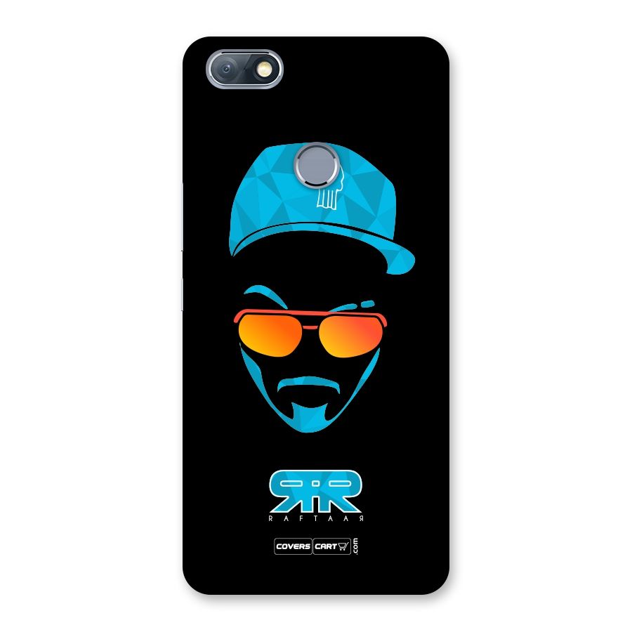 Raftaar Black and Blue Back Case for Infinix Note 5