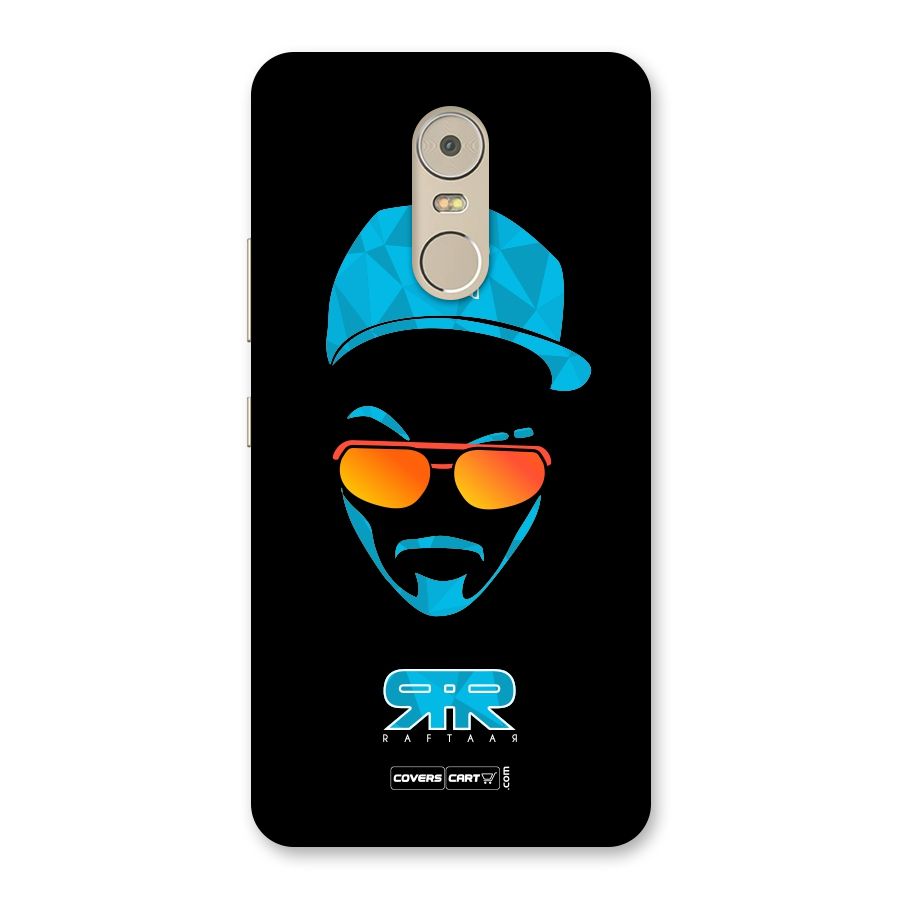 Raftaar Black and Blue Back Case for Lenovo K6 Note