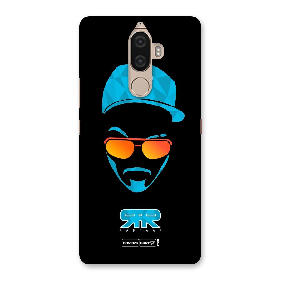 Raftaar Black and Blue Back Case for Lenovo K8 Note
