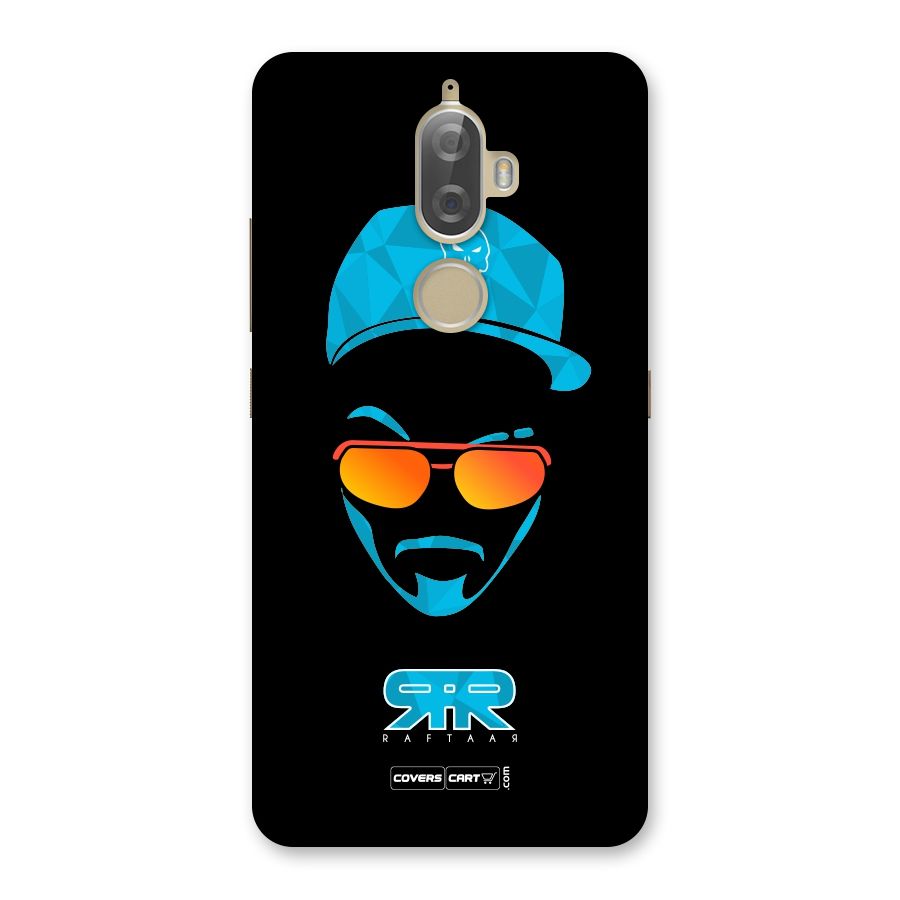 Raftaar Black and Blue Back Case for Lenovo K8 Plus