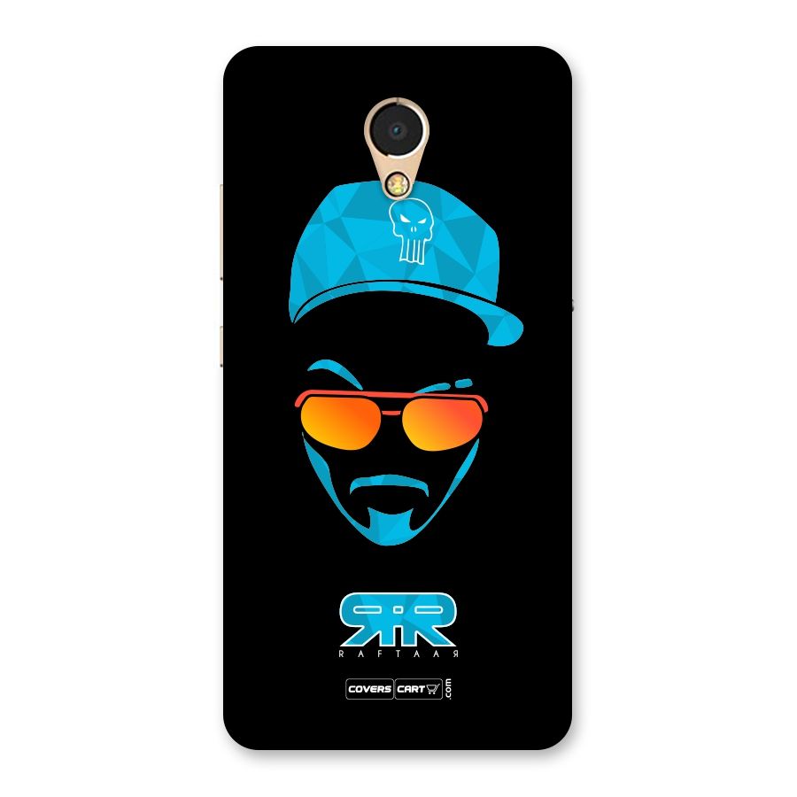 Raftaar Black and Blue Back Case for Lenovo P2
