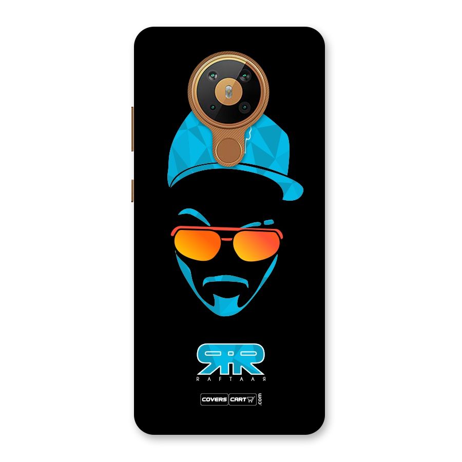 Raftaar Black and Blue Back Case for Nokia 5.3