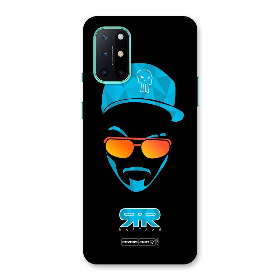 Raftaar Black and Blue Back Case for OnePlus 8T