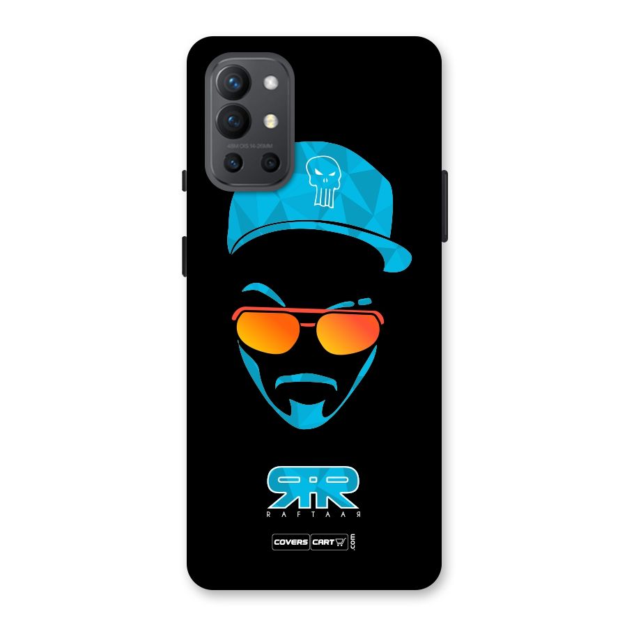 Raftaar Black and Blue Back Case for OnePlus 9R