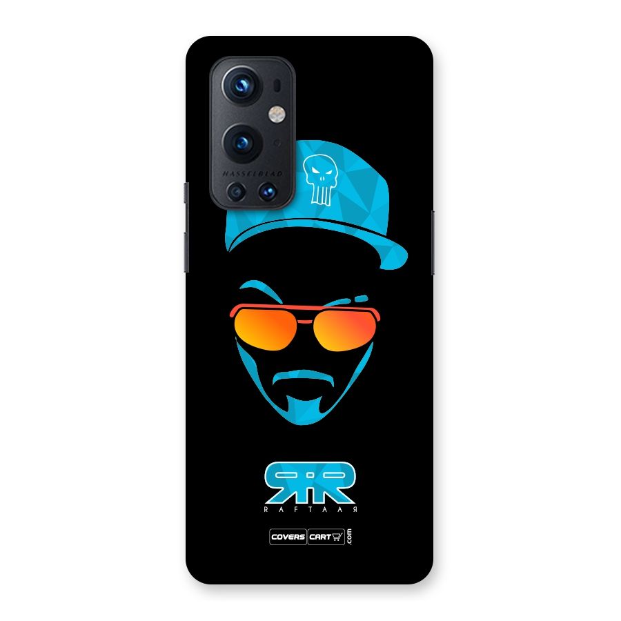 Raftaar Black and Blue Back Case for OnePlus 9 Pro