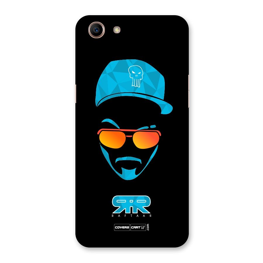 Raftaar Black and Blue Back Case for Oppo A83 (2018)