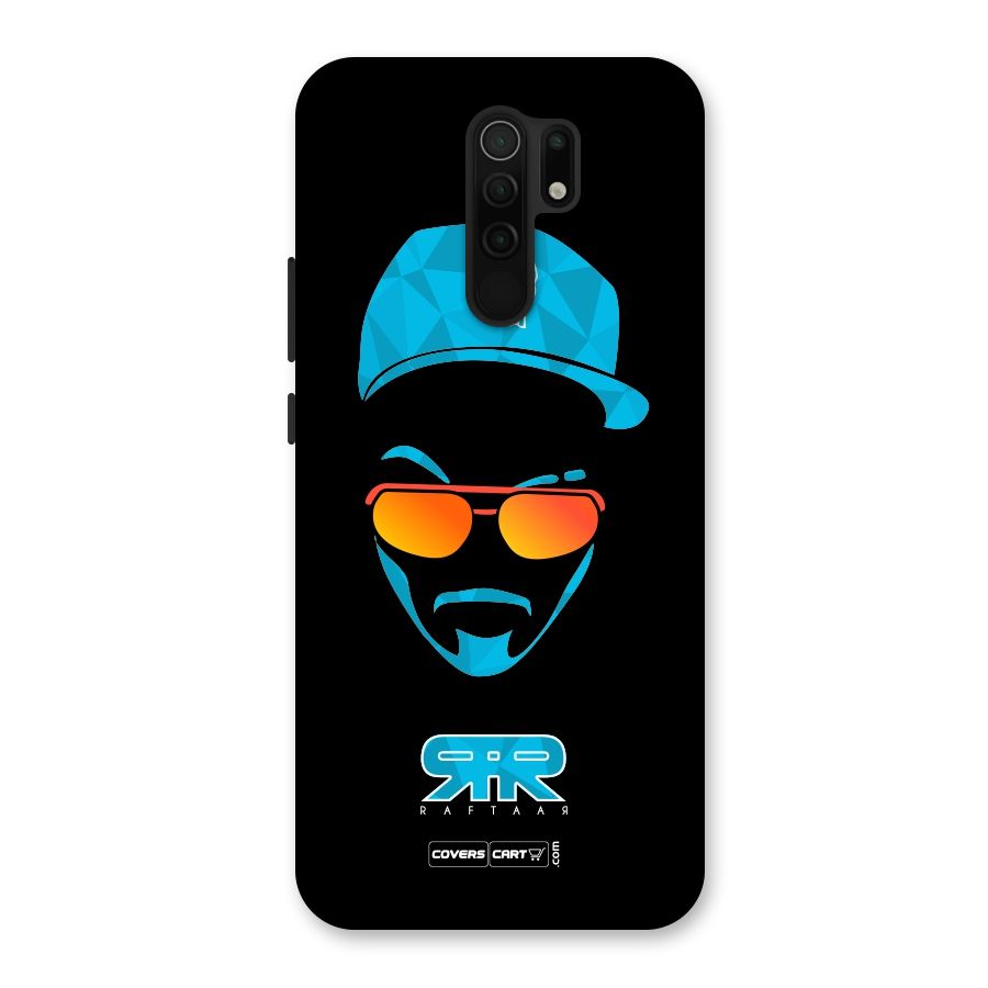Raftaar Black and Blue Back Case for Poco M2