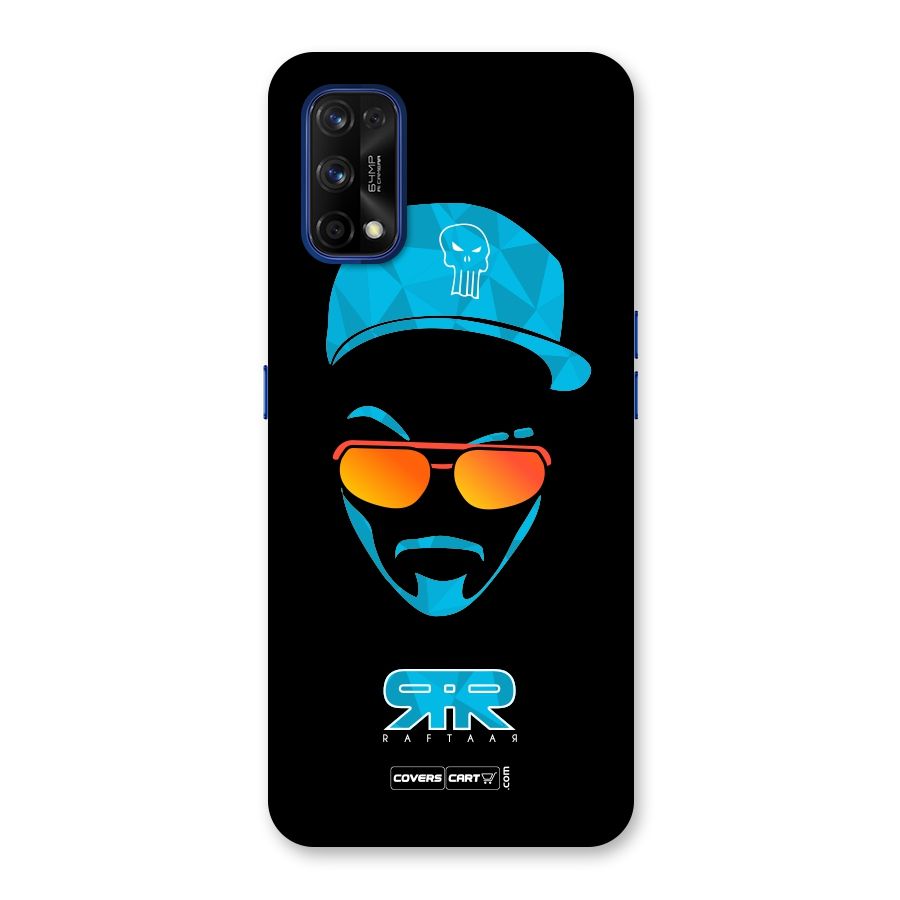 Raftaar Black and Blue Back Case for Realme 7 Pro