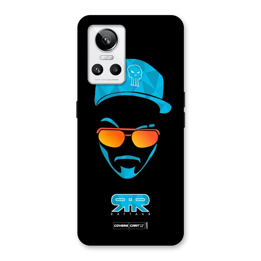 Raftaar Black and Blue Back Case for Realme GT Neo 3