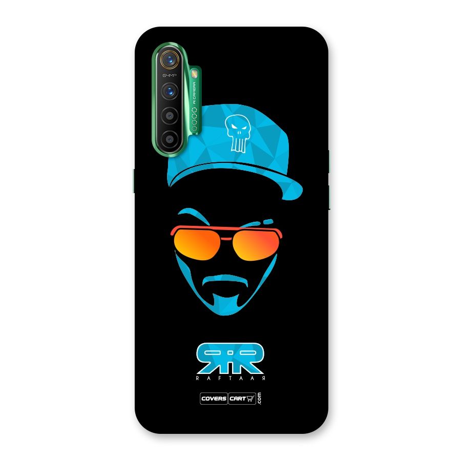 Raftaar Black and Blue Back Case for Realme X2