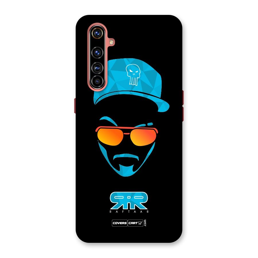 Raftaar Black and Blue Back Case for Realme X50 Pro