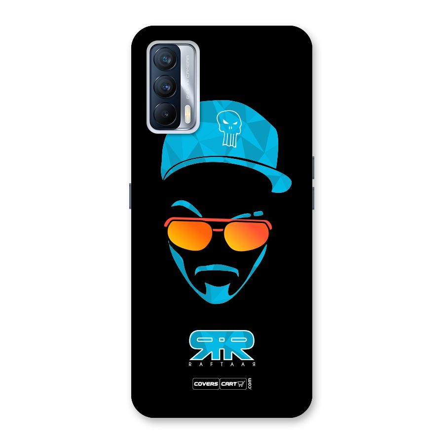 Raftaar Black and Blue Back Case for Realme X7