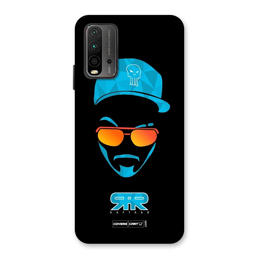 Raftaar Black and Blue Back Case for Redmi 9 Power